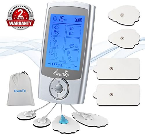 TENS Unit and Powered Muscle Stimulator Machine with 16 Modes and 10 Pads, Pain Relief Body/Back Pulse Massager
