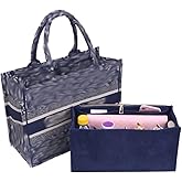 SMART DK Purse Organizer for Dior Book Tote - Premium Felt Insert with Multiple Pockets