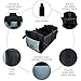JACO CargoPro Trunk Organizer for Car, Truck, and SUV - Super Heavy Duty Collapsible Nonslip Vehicle Storage Container (Black/Grey)
