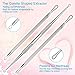 7PCS Pimple Popper Tool, Blackhead Remover Comedone Extractor Kit