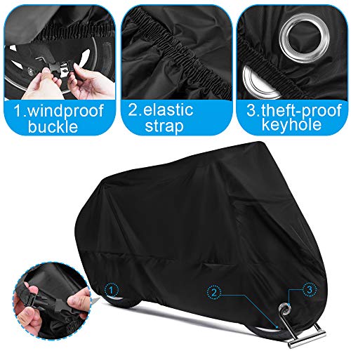 3 Motorcycle+Scooter+Cover+Waterproof+Outdoor