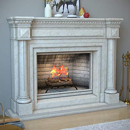 Regal Flame Wrought Iron Fireplace Log Grate 18" Wide Heavy Duty Solid Steel Indoor Chimney Hearth Bar Fire Grates for Outdoor Fire Place Kindling Tools Pit Wood Stove Firewood Burning Rack Holder