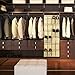 Ziz Home Over The Door Shoe Organizer | 24 Large Pockets with 4 Hooks | Heavy Duty Fabric | Hanging Shoe Rack Over The Door | Hanging Shoe Organizer for Closet Shoes Storage | Hang On Behind Back