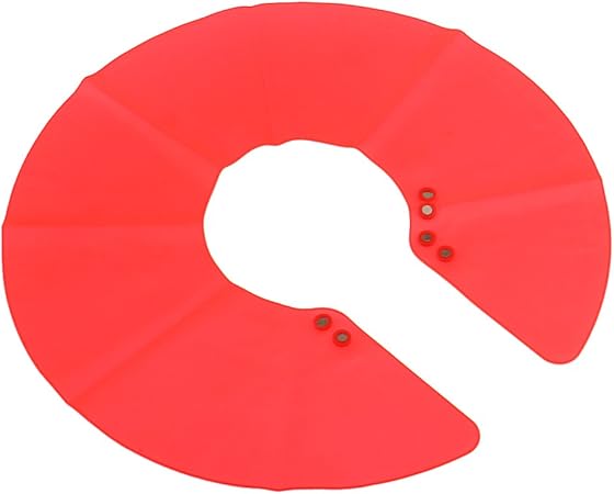 Amazon B Baosity シリコン製 磁気式 ヘアカット ヘアケア対応 ヘアショール 散髪用道具 便利小物 ネックシールド 全2色選べ レッド B Baosity 散髪ケープ 通販