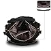 Hynes Victory Womens Luxury Hobo Handbag (Black)