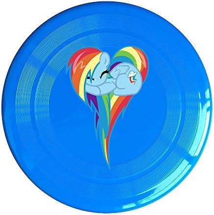 WG Unisex Loving Heart My Little Cartoon Pony Outdoor Game Frisbee Sport RoyalBlue