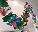 Long Tropical Multicolor Tissue Flower Banner Garland for Hawaiian Themed Party Moana Party Luau Supplies Decorations (3pack)