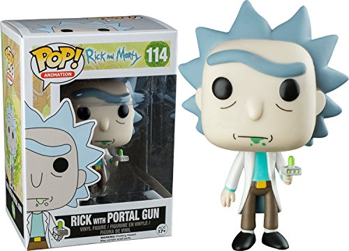 Funko POP! Rick with Portal Gun #114