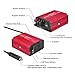 Deflam Power Inverter 400W DC 12V to 110V AC Car Inverter Outlets with 4.8A Dual USB Ports Charger Travel Kit Portable Converter for Laptop