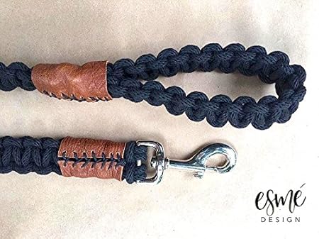 macrame dog lead