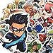 Jasion 50-Pcs Vinyl Stickers Waterproof Bomb Superheroes Graffiti Decals for Cars Motorcycle Skateboard Portable Luggages Ipad Laptops