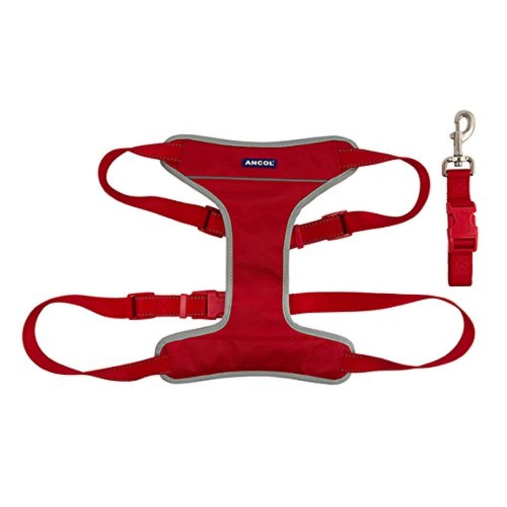 Ancol Travel Dog Harness, X-Large/68-116 cm, Red