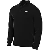 Nike Dri-FIT Men's Victory Long-Sleeve Golf Polo – Moisture-Wicking, Lightweight Stretch, 2-Button Polo