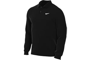 Nike Dri-FIT Men's Victory Long-Sleeve Golf Polo – Moisture-Wicking, Lightweight Stretch, 2-Button Polo