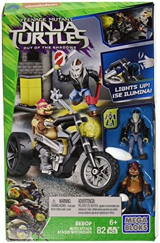Bebop moto attack / TEENAGE MUTANT NINJA TURTLES OUT OF THE SHADOWS MEGA BLOKS BUILDING SET