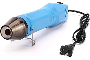 LDK Mini Heat Gun 4.9Ft, Dual-Temp 392℉ & 662℉ Hot Air Gun Multi-Purpose Electric Heating Tools Shrink Pen for Crafts, Shrinking PVC, DIY, Embossing, Stripping Paint