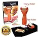 Callus Remover Pedicure Tools Kit for Feet + 2 Refill Rollers - Cordless Electronic File Healthy Sexy Smooth Foot Hand - Orange