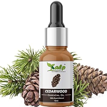 Kalp Cedarwood Essential oil-100% Pure, Natural & Undiluted for hair growth & skin-15ML