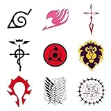 MOEDA Anime Cosplay Temporary Tattoo Sticker Waterproof