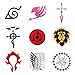 MOEDA Anime Cosplay Temporary Tattoo Sticker Waterproof