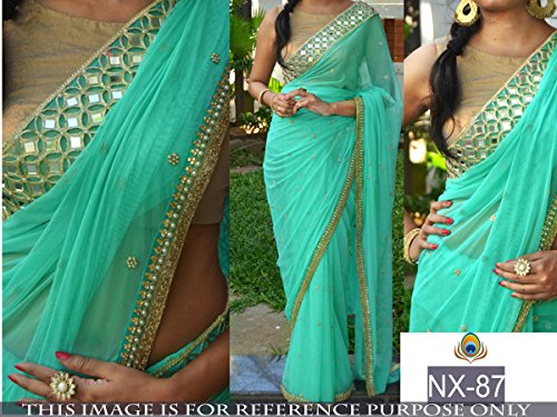 party wear saree blouse neck designs