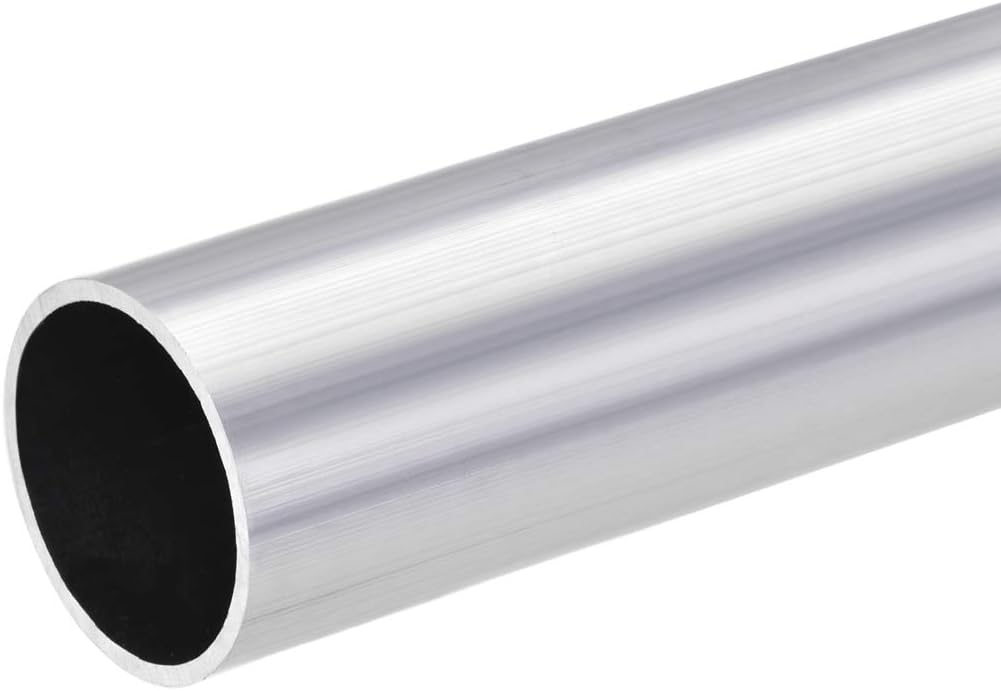 sourcing map 6063 Aluminum Round Tube, 30mm OD 27mm Inner Dia 300mm Length Seamless Straight Tubing, Silver, 30mm x 27mm x 300mm - Image 4