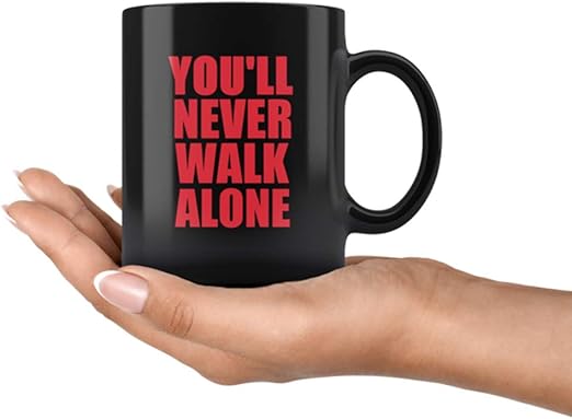 Amazon Com Ynwa Black Soccer Coffee Mug Liverpool Fc Kitchen Dining