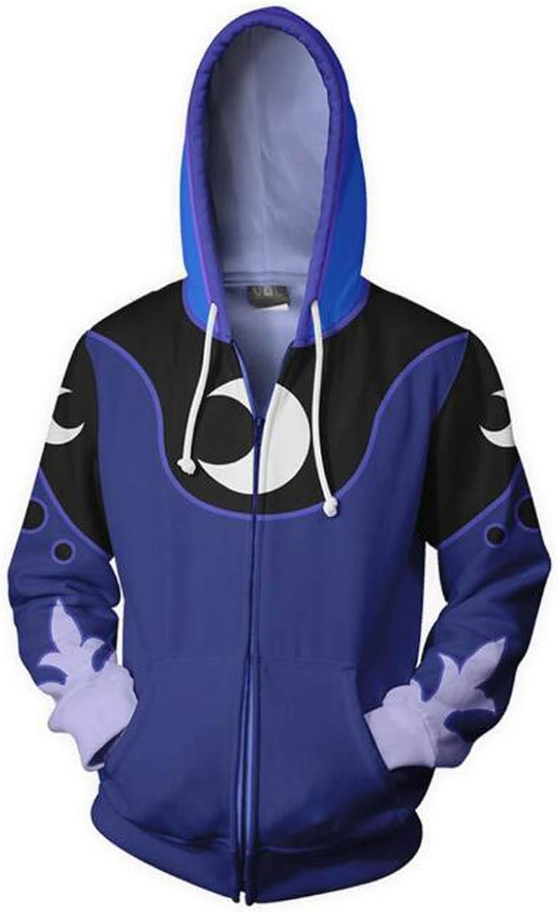 HuHu My Little Pony Princess Rainbow Dash Printed Hoodie Sweatshirt Cosplay Costume