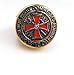 unbrand Knight Templar Ring - Masonic College Style Gold Color Stainless Steel Ring (11)