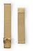 WRISTOLOGY Womens Easy Interchangeable Metal Watch Band - 14, 16, 18, 20 MM - 18 Options (18, Gold Mesh)