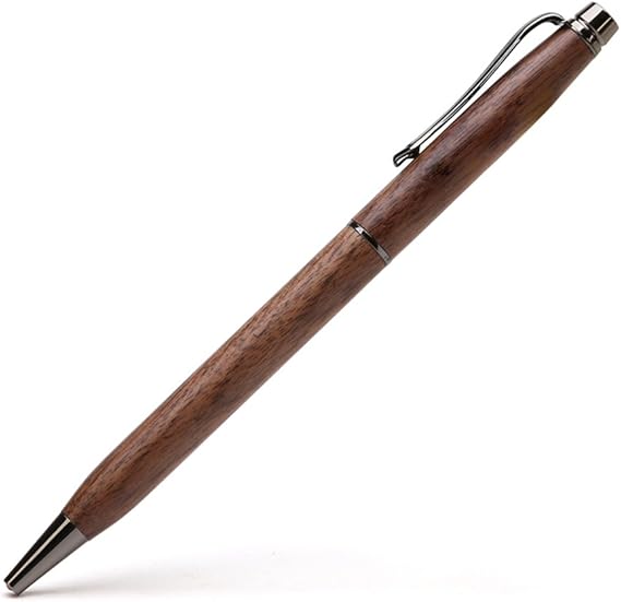 SAIBANG Handcrafted Wood Ballpoint Pen, Fine Point, Premium