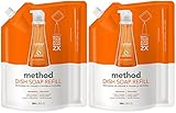 Method Dish Soap Pump Refill - 36 oz - Clementine - 2 pk