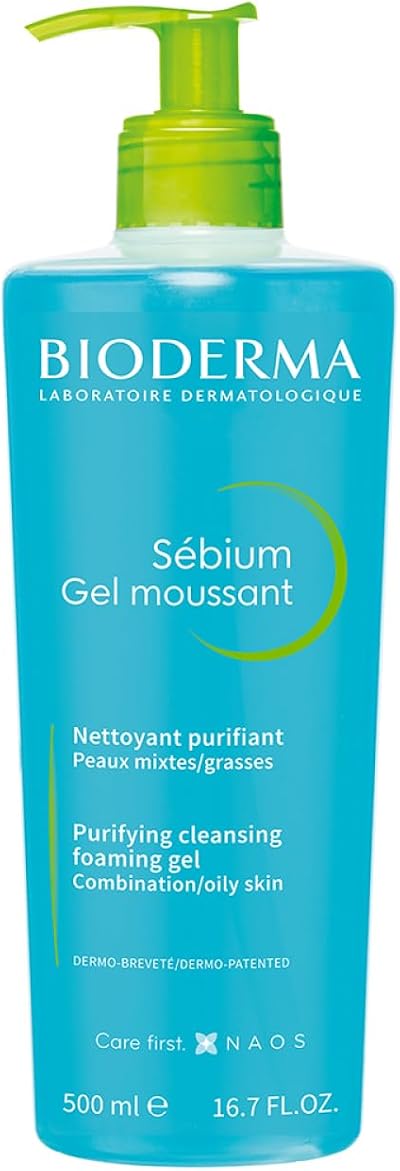 Bioderma Sebium Foaming Gel Purifying Cleanser 500ml Oily Acne Prone Skin