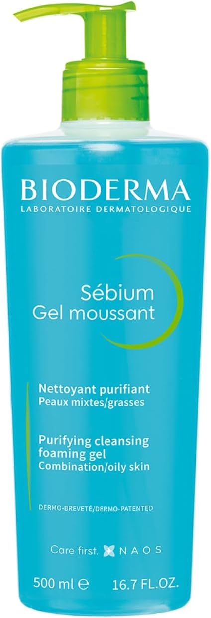 Bioderma Sebium Foaming Gel Purifying Cleanser 500ml Oily Acne Prone Skin