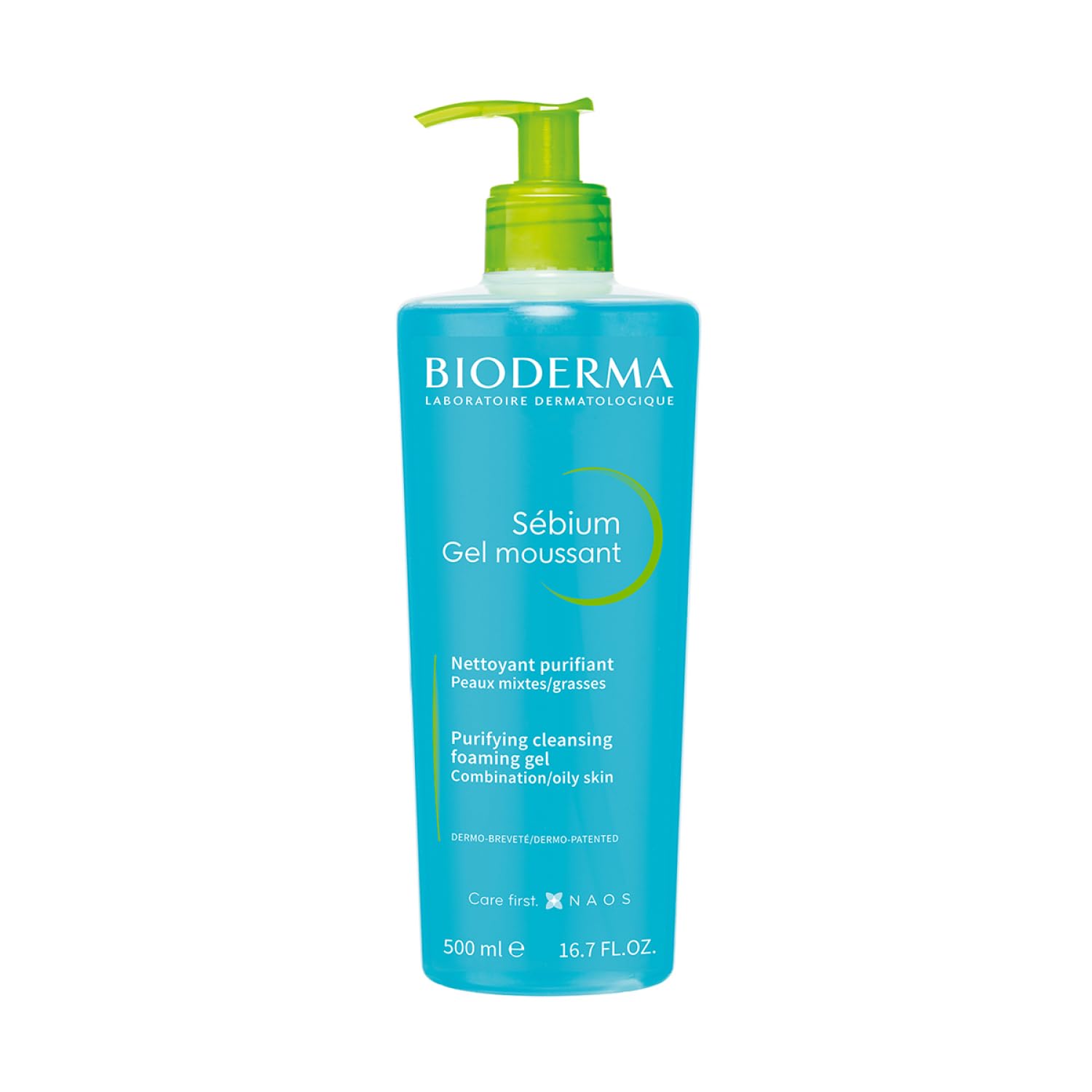 Bioderma Sébium Foaming Gel - Ultra-Gentle Purifying Cleanser for Oily, Combination & Acne Prone Skin, Remove Impurities & Control Shine, 500ml — image 1