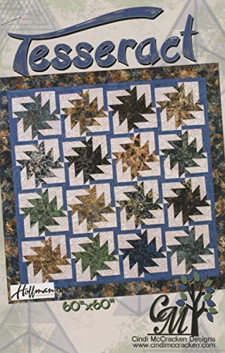 Tesseract Quilt Pattern, Layer Cake Friendly, by Cindi McCracken 4 Finished Size Options