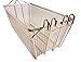 Kitchen Basics 101: 2-Pack Rustproof Heavy Duty Deep Fryer Wire Basket Commercial Grade Replacements with Blue Handles