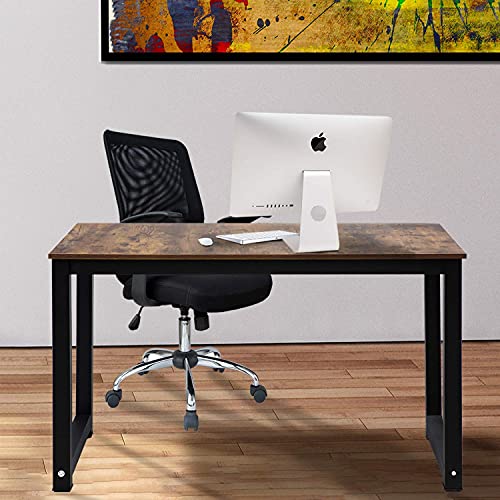 Jerry & Maggie Professional Office Desk Wood & Steel Table Modern