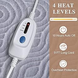 CAROMIO Twin Heated Mattress Pad - Electric