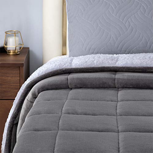 Uttermara Weighted Blanket Twin 15 lbs for Adult, Soft Plush Fleece