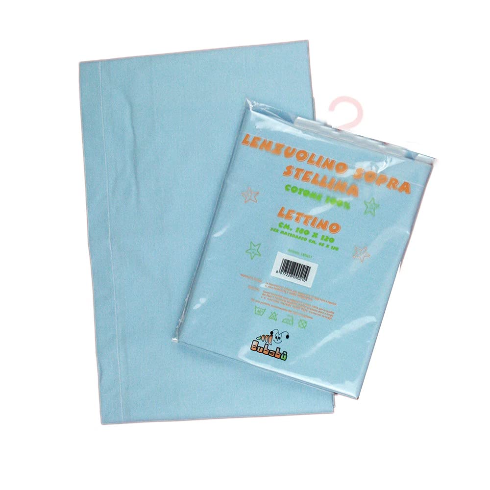 Bubabù Star Bed Linen for Above Cot Azure