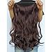 Invisible Wire Hair Extensions Pieces Secret Curly Wavy Hair Extension Synthetic Adjustable Headband for Women Hairpieces
