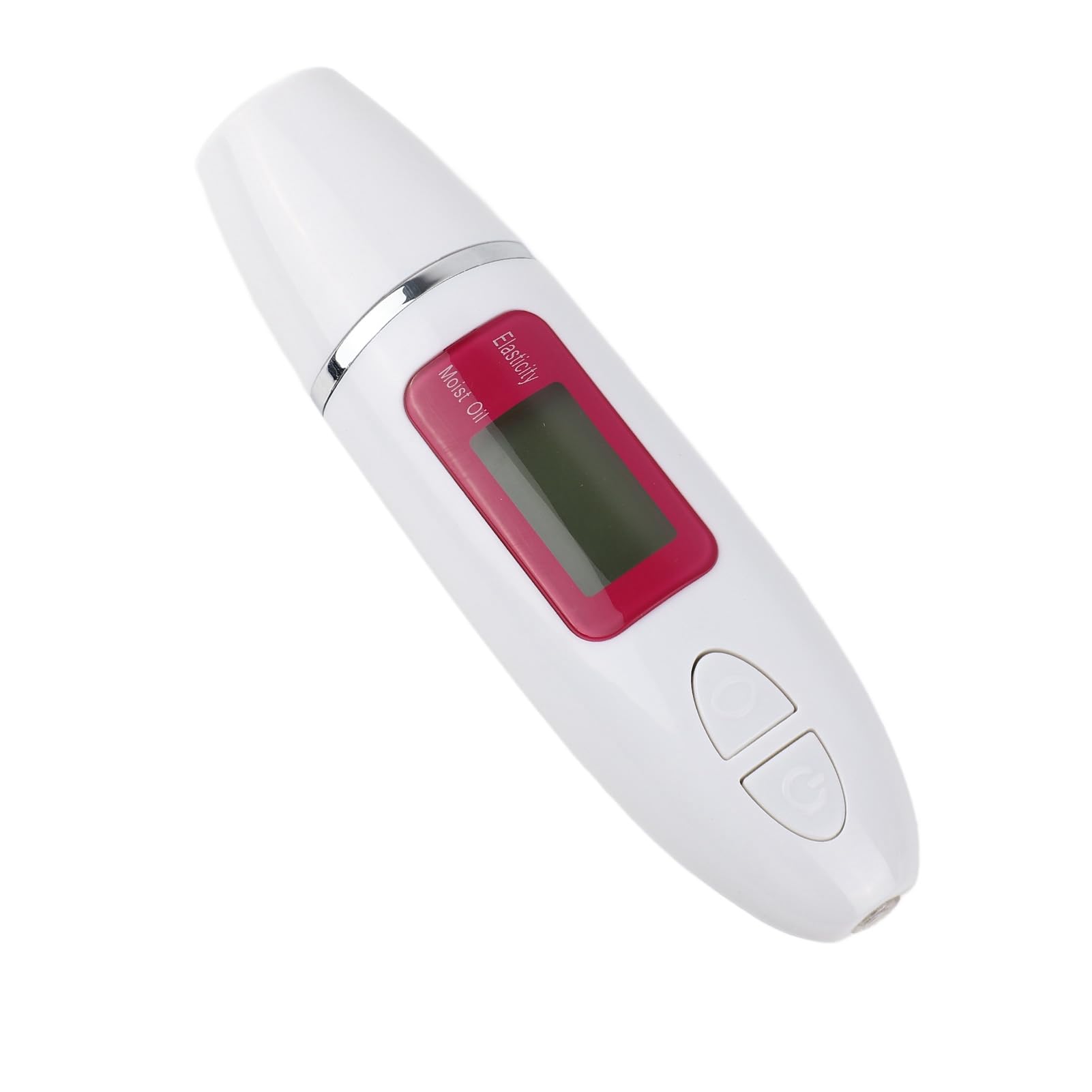 Digital Skin Detector Facial Skin Tester Skin Hydration Meter Skin Hydration Tester Skin Analyser Machine Fashion Body Skin Oil Water Moisture Meter Skin Moisture Tester, LCD Display(white)