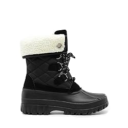 DREAM PAIRS Women's Winter Duck Boots Mid Calf Warm