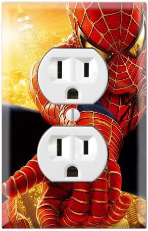 Duplex Wall Outlet Plate Decor Wallplate - Spiderman