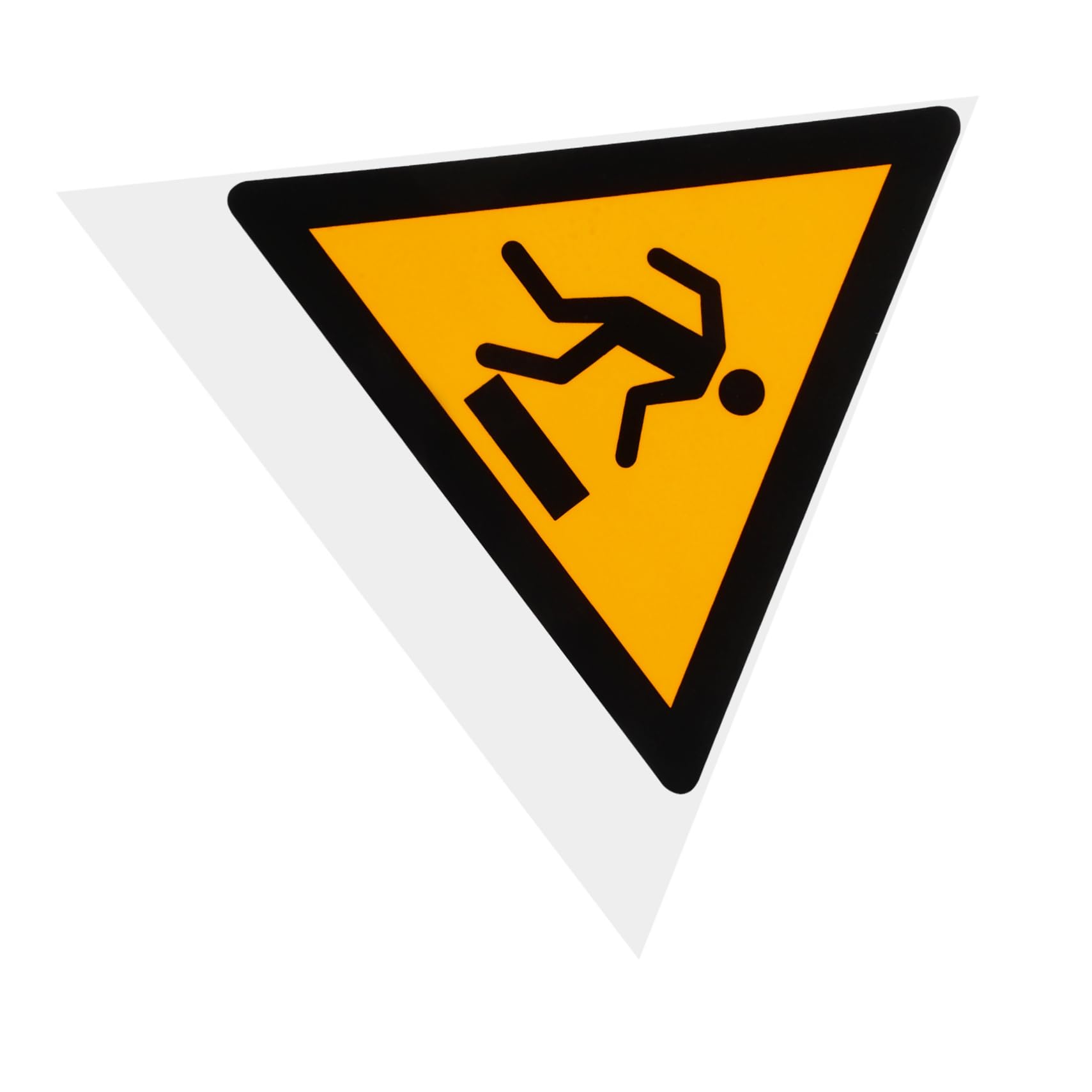 JECOMPRIS Danger Sign 4 Inch Floor Decal Caution Tripping Hazard Safety Warning Sticker Watch Your Step Adhesive Indoor Outdoor