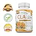 CLA Safflower Oil Conjugated Linoleic Acid Non Stimulant Fat Burner & Muscle Toning 3000mg Daily Dose 90 Softgels for Men & Women Weight Loss Supplement Pills