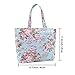 Lvtree Tote Shoulder Bag Handbag, Foldable Wallets Purse Bag for Outdoors Gym Hiking Picnic Travel Beach, Blue Rose