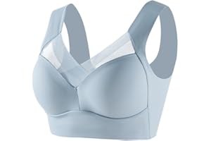 anuyalue Wireless Bras for Women Full-Coverage Push Up Underwear for Small to Plus Size Everyday Wear 3 Pc Sports Bra