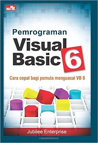 Pemrograman Visual Basic 6 Indonesian Edition Enterprise Jubilee 9786020266596 Amazon Com Books